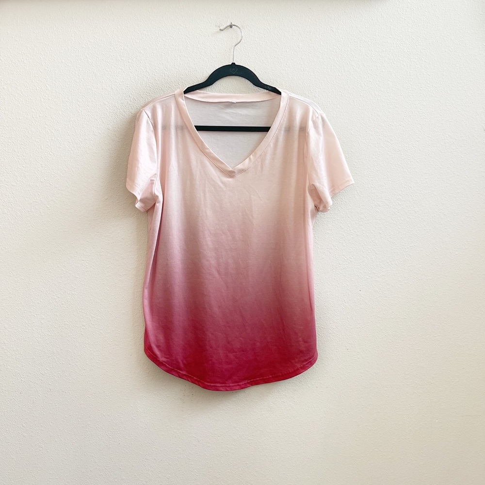 Red Ombré Tee